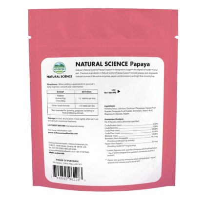 Oxbow Papaya Support 60 tablets